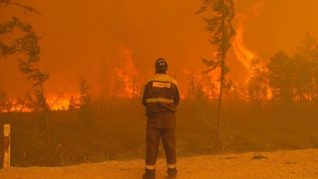 пожар в Якутии