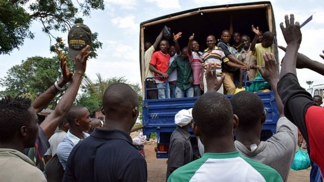 En 2015, des milliers de personnes ont été arrêtés dans des manifestations contre le président Nkurunziza.