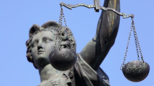 Estátua de Têmis, deusa grega que simboliza a Justiça