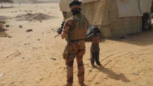 Un soldat français en patrouille au Nord Mali (illustration)