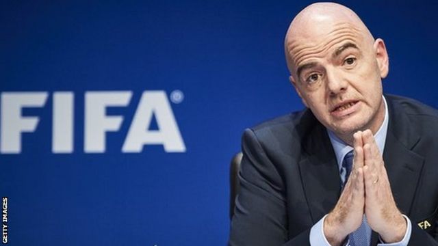 Infantino yatowe mu kwezi kwa Kabiri ku ya 26