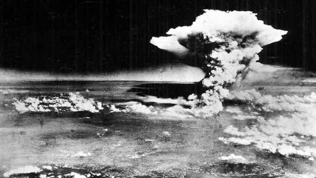 La bomba atómica sobre Hiroshima
