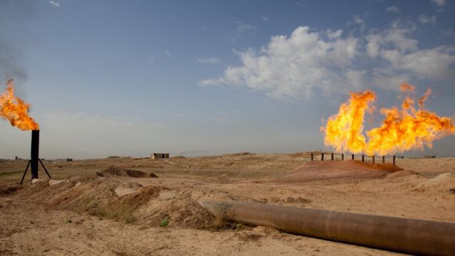 Kuzey Irak'ta boru hattı