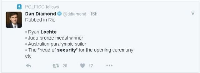 Twitter do jornalista Dan Diamond