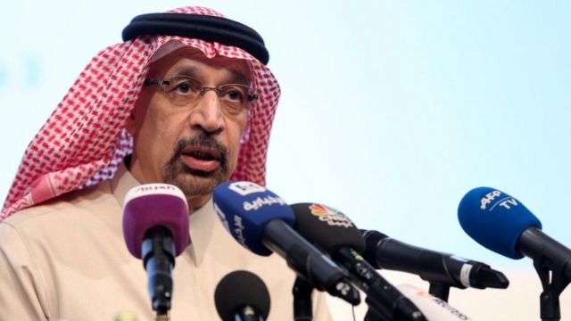الفالح أعلن أن شركة أرامكو أوقفت الضخ في خط أنابيب شرق-غرب