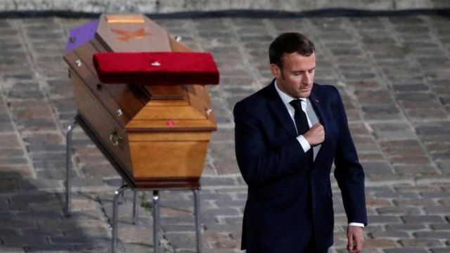 Macron, Samuel Paty