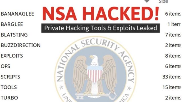 Archivos y herramientas de espionaje de la Agencia de Seguridad de Estados Unidos a la venta en internet.
