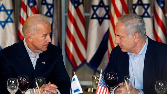 Джо Байден и Биньямин Нетаньяху (архивное фото)