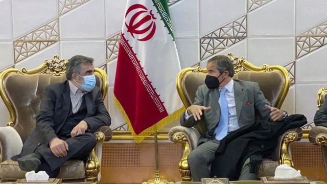 رافائيل غروسي رئيس هيئة الطاقة الذرية في طهران