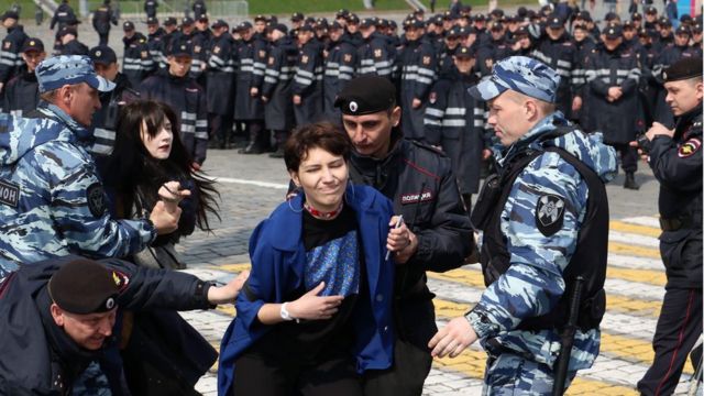 Задержание Катрин Ненашевой в Москве