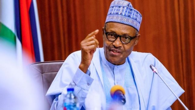 Nnamdi Kanu arrest, Sunday Igboho house raid make Muhammadu Buhari praise  'professional way' of security agencies - BBC News Pidgin