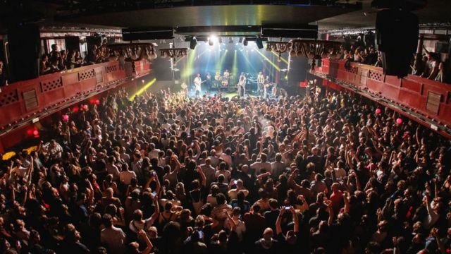 Concert at Sala Apolo in Barcelona before the pandemic, November 2019