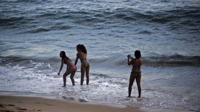 Бразильянки на пляже