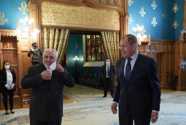 محمد جواد ظریف در مسکو با سرگئی لاوروف، وزیر خارجه روسیه دیدار کرد