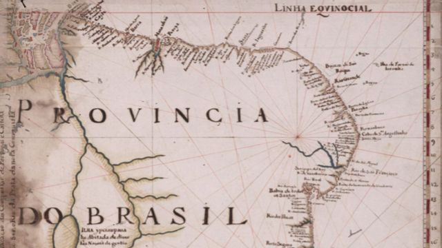 Mapa Província do Brasil, de 1666, de autoria de João Teixeira Albernaz II