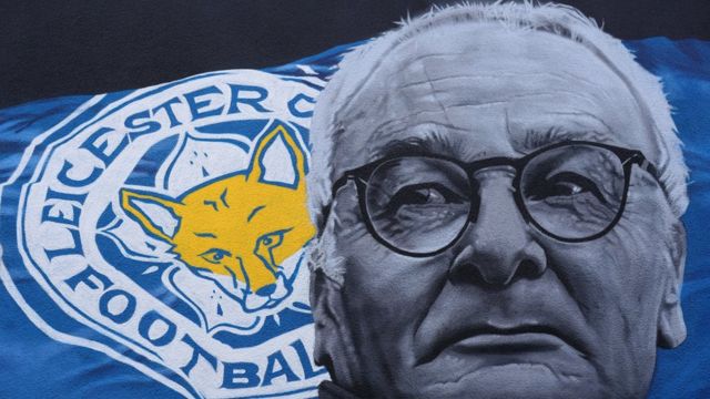 Hình tôn vinh ông Ranieri ở Leicester