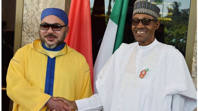 nigeria, maroc, mohammed VI, muhammadu buhari