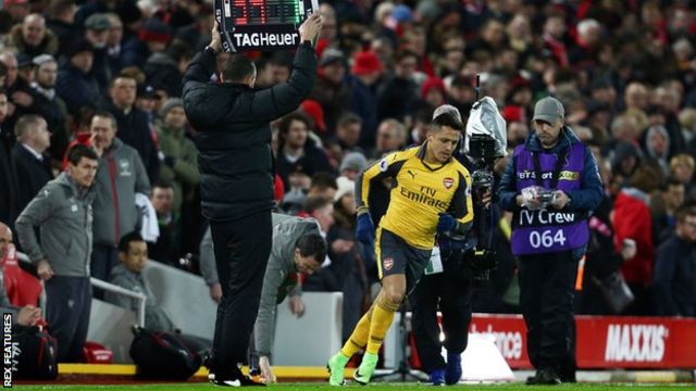 Alexis Sanchez Arsenal Forward Dropped After Row In Training Bbc Sport