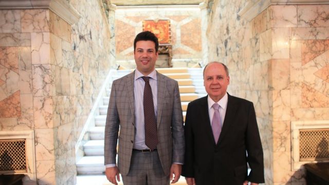 Ministro do Esporte almoçou com embaixador brasileiro em Londres, Eduardo dos Santos