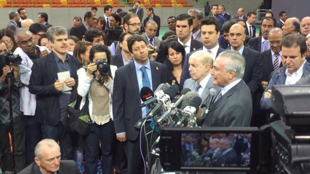 Michel Temer no Rio de Janeiro