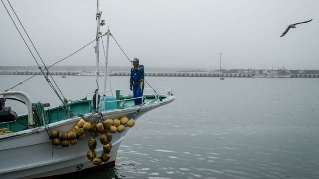 Un pescador japonés.