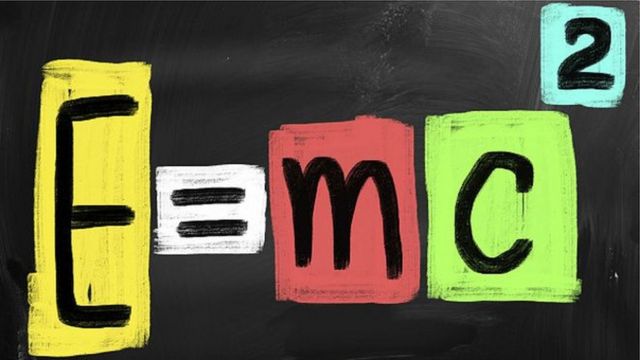 Ilustração mostra uma das equações mais famosas de Einstein