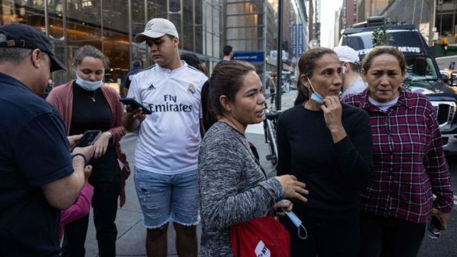 Venezuelan family in New York