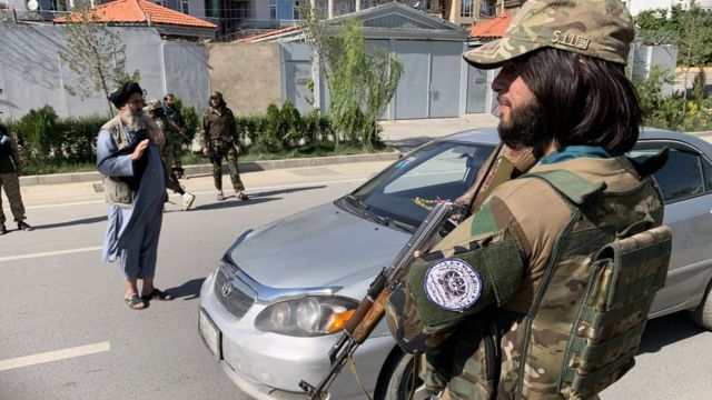 ایست بازرسی طالبان در کابل