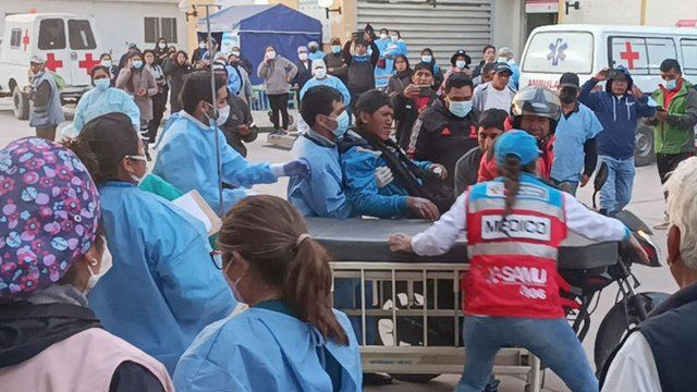 Protestos no Peru