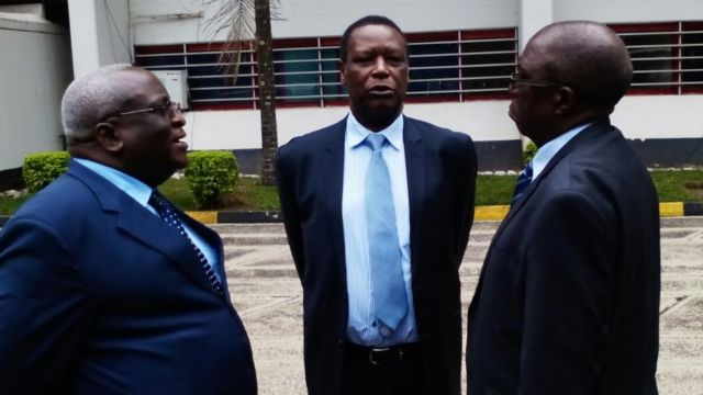 Ndayizeye Domitien, Pierre Buyoya and Sylvestre Ntibantunganya