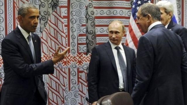 Barack Obama, Vladimir Putin, Lavrov