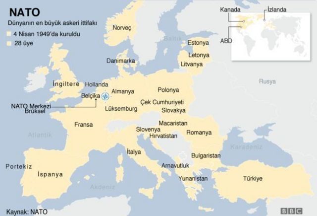 NATO üye ülkeler