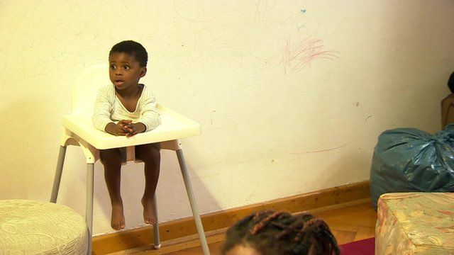 Refugee child in Germany