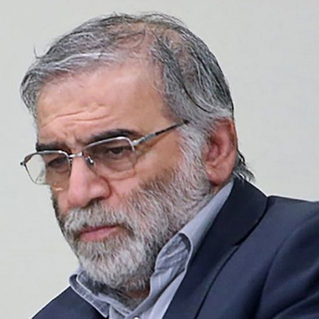 O cientista Mohsen Fakhrizadeh, um homem iraniano de cabelos brancos e 62 anos