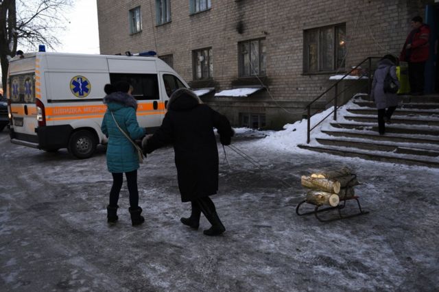 В начале февраля Авдеевка подверглась массированным обстрелам