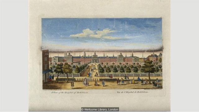 Khi được xây lại vào năm 1676, Bethlem trông giống Cung điện Versailles hơn là một bệnh viện tâm thần