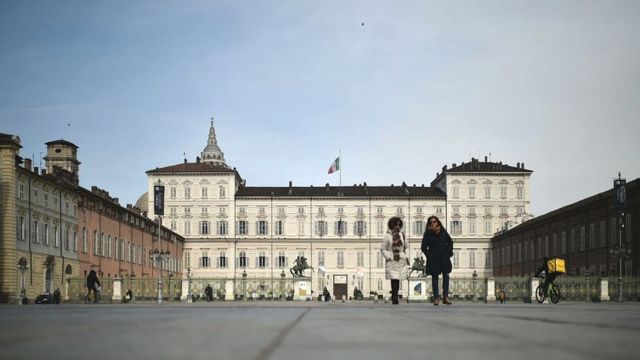 Piazza Castello, Turín.