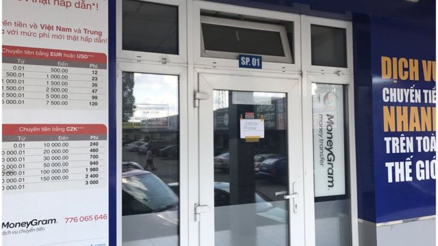Văn phòng của doanh nghiệp chuyển tiền do ông Nguyễn Hải Long đứng tên hiện đang đóng cửa im ỉm.