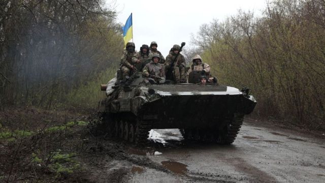 Украинские солдаты в районе Изюма
