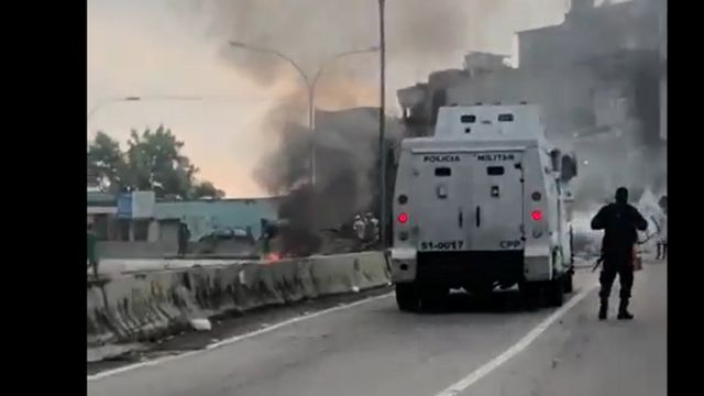 Protesto contra morte de Kathlen na autoestrada Grajaú-Jacarepaguá