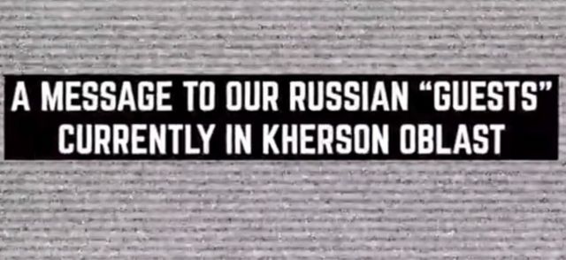 In this video released by Ukraine, Russian citizens have been warned that they are yet to face bigger losses.