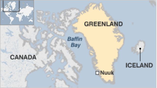 Greenland In World Outline Map Greenland Profile - Bbc News