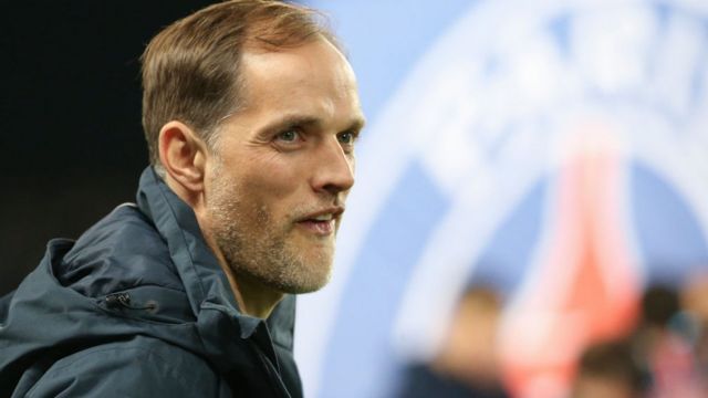L'Allemand Thomas Tuchel, entraîneur du PSG