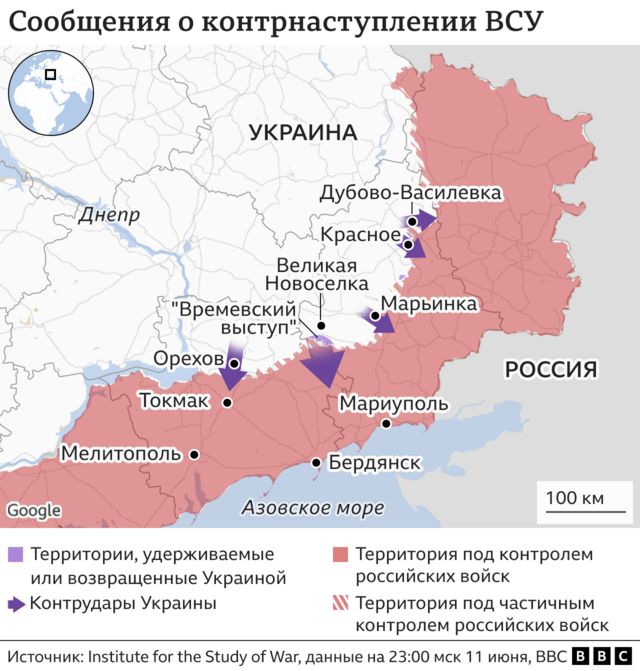 Украинское контрнаступление: почему не видно больших результатов спустянеделю после начала - BBC News Русская служба