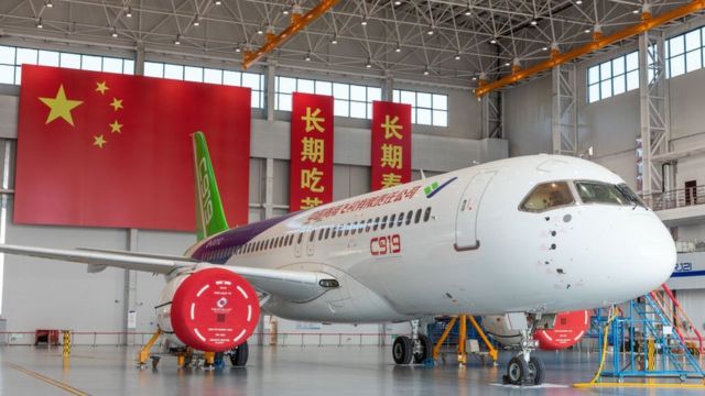C919：中国造干线客机商业运营倒计时，挑战波音空客“尚需十年”(photo:BBC)