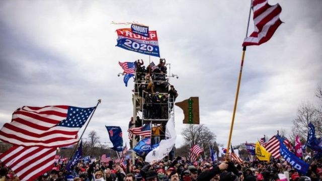 Pro-Trump protesters