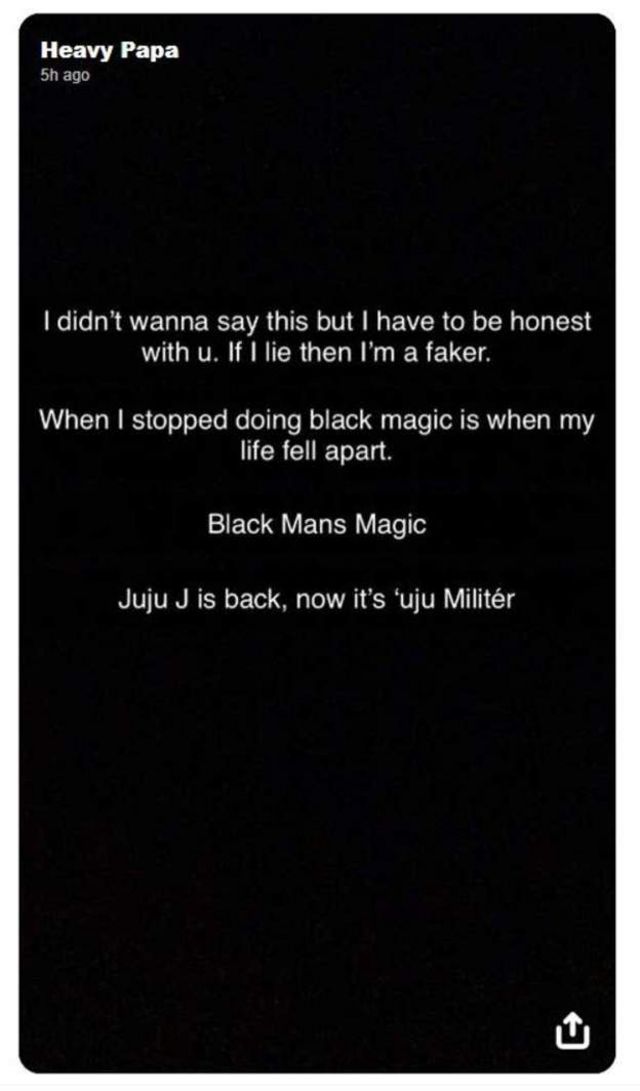 J Hus Rapper Say Black Magic Juju Help Am Well Well For Life c News Pidgin