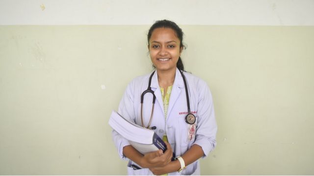 एमबीबीएस छात्रा