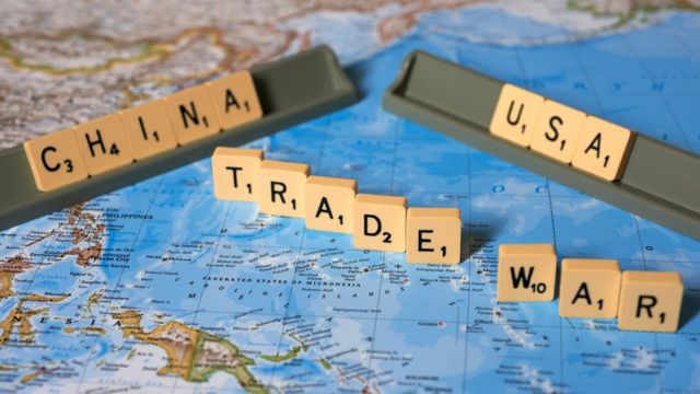US China trade war letters