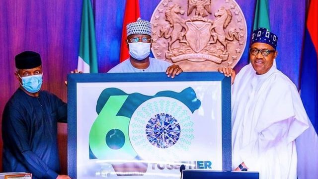 Nigeria at 60 logo